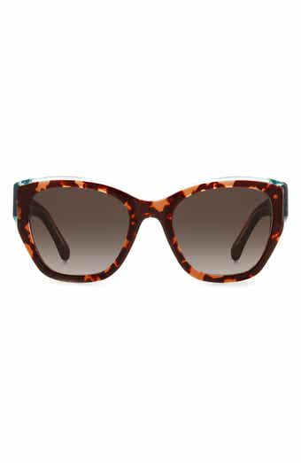 yolanda 51mm polarized gradient cat eye sunglasses