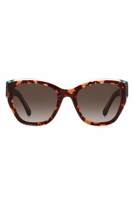 yolanda 51mm polarized gradient cat eye sunglasses