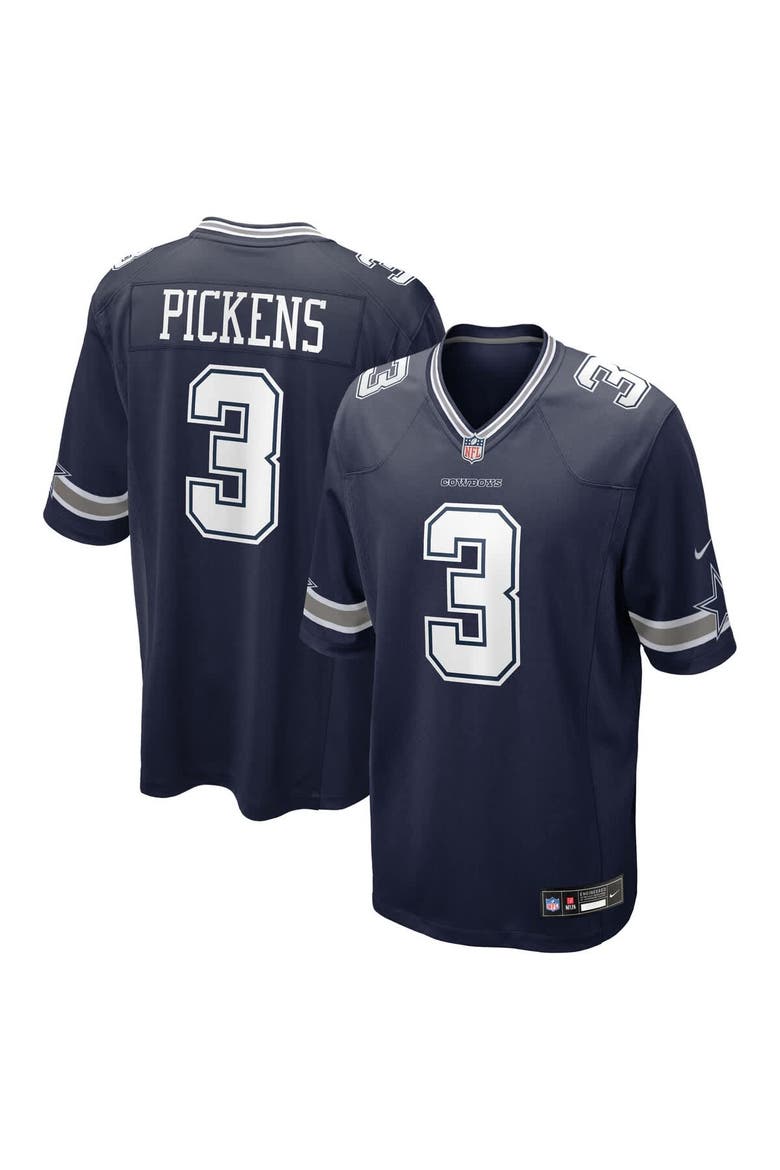 Men's Nike George Pickens Navy Dallas Cowboys Game Jersey, Alternate, color, Navy