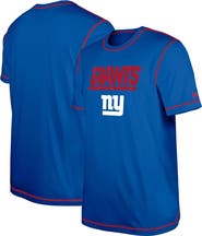 New Era Men's New Era Royal New York Giants Third Down Puff Print T-Shirt