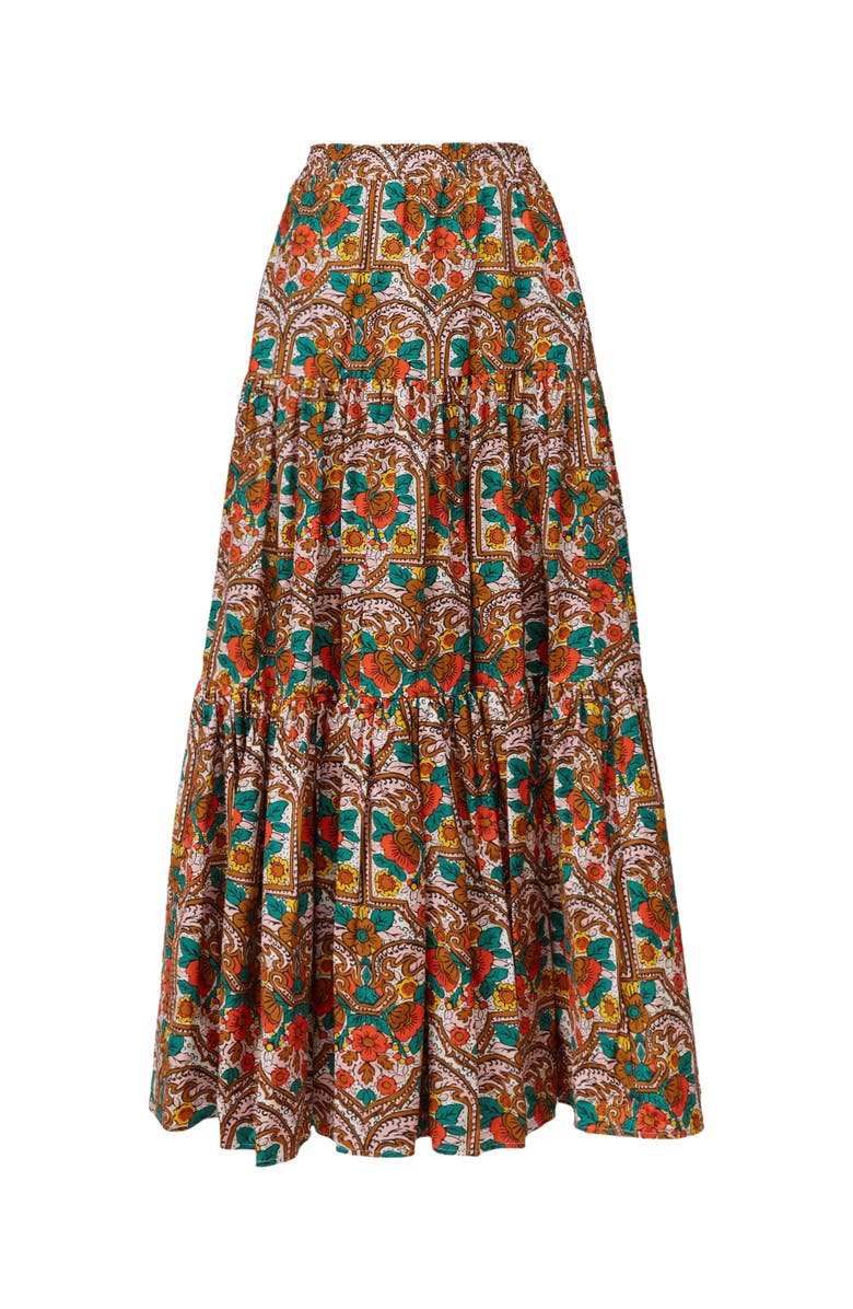 La DoubleJ Big Skirt Corte White Rust, Alternate, color, Corte White Rust