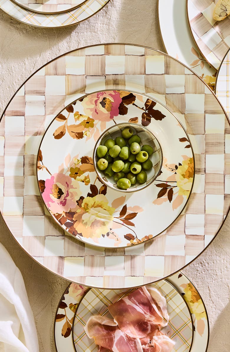 MACKENZIE CHILDS Wild Rose Salad Plate, Alternate, color, Wild Rose
