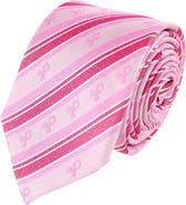 Trafalgar Breast Cancer Awareness Silk Necktie