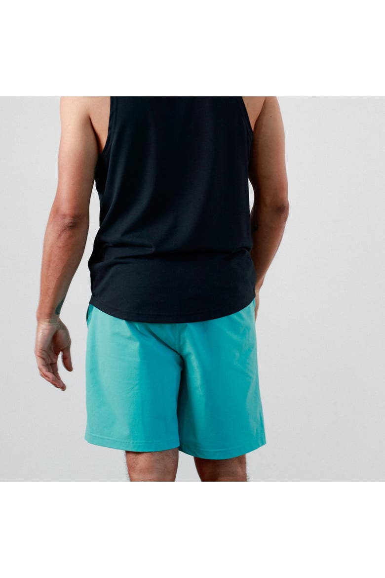 Everyday Short 8", Alternate, color, Turquoise Tonic