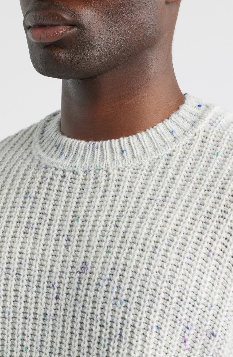 Wax London Wilde Chunky Wool Blend Rib Sweater, Alternate, color, Multi Grey