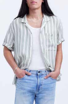 Madewell Men's Easy Linen Short Sleeve Shirt