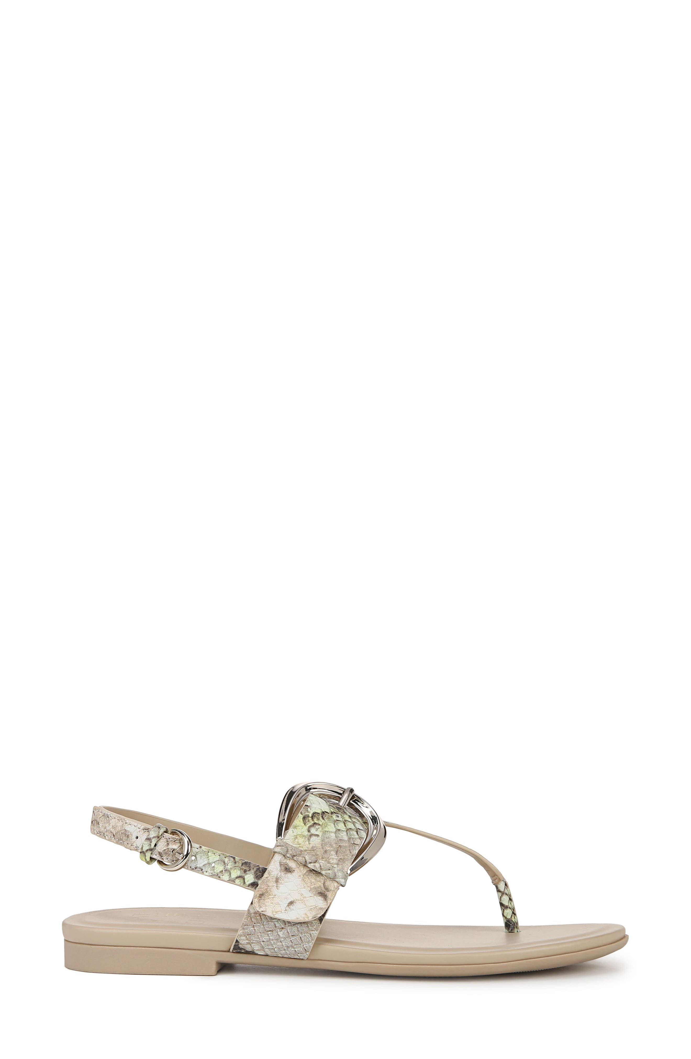 Taylor Slingback Flip Flop, Alternate, color, LIME FAUX SNAKE LEATHER
