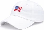 Bits & Bows Adult American Flag Baseball Hat