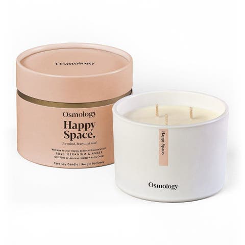Happy Space Scented Triple Wick Candle