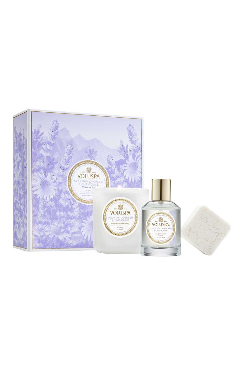 Mountain Lavender & Chamomile 3-Piece Retreat Gift Set, Main, color, MOUNTAIN LAVENDER