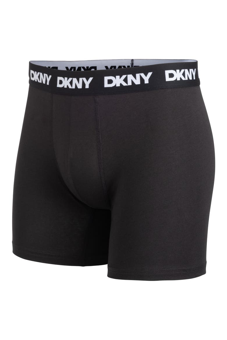 Cotton Stretch Pack of 4 Boxer Briefs, Alternate, color, BLACK/BLACK/BLACK/BLACK