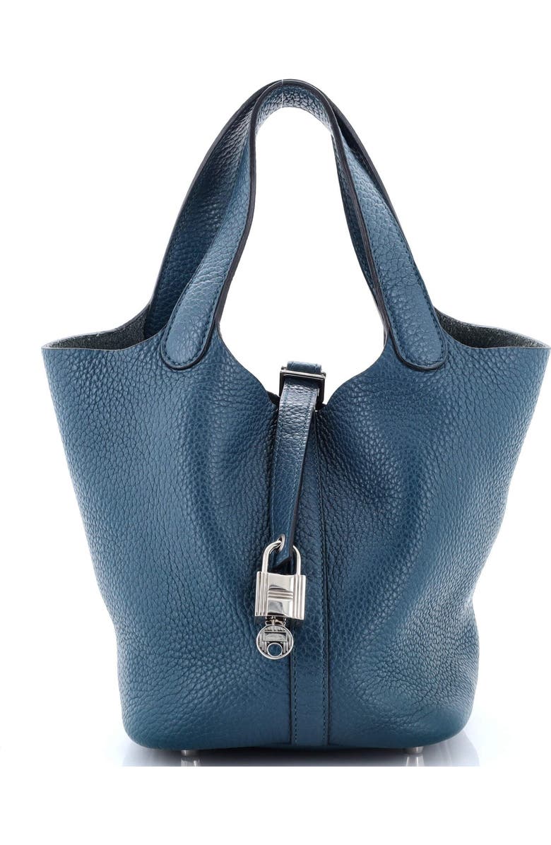 Pre-Owned Hermes Picotin Lock Bag Clemence PM, Main, color, Colvert