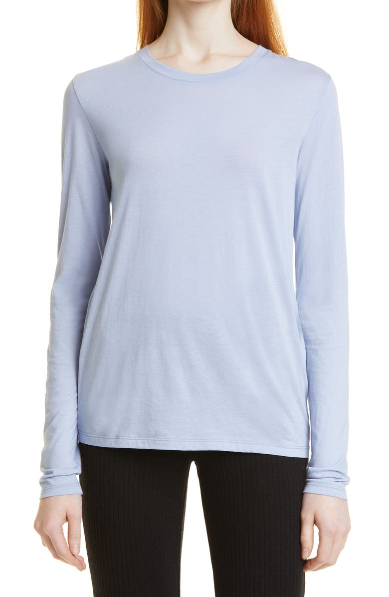Vince Essential Long Sleeve Crewneck Tee, Main, color,