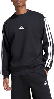 adidas Essential 3-Stripes Fleece Pullover