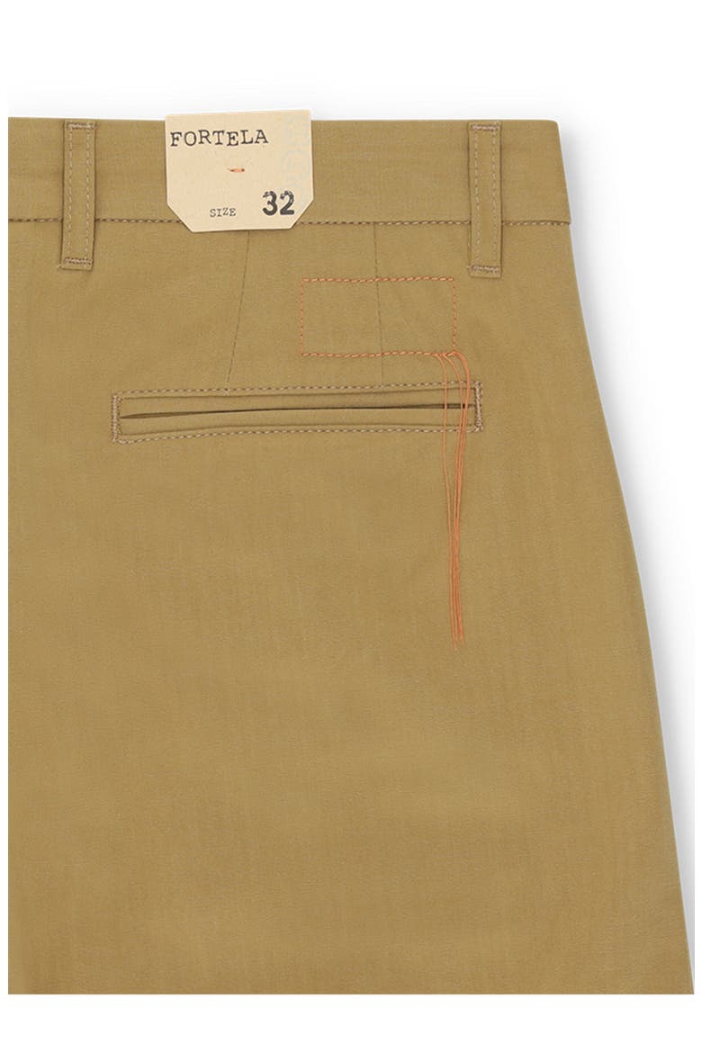 Sartorial Trousers with Orange Thread Stitching, Alternate, color, Camel
