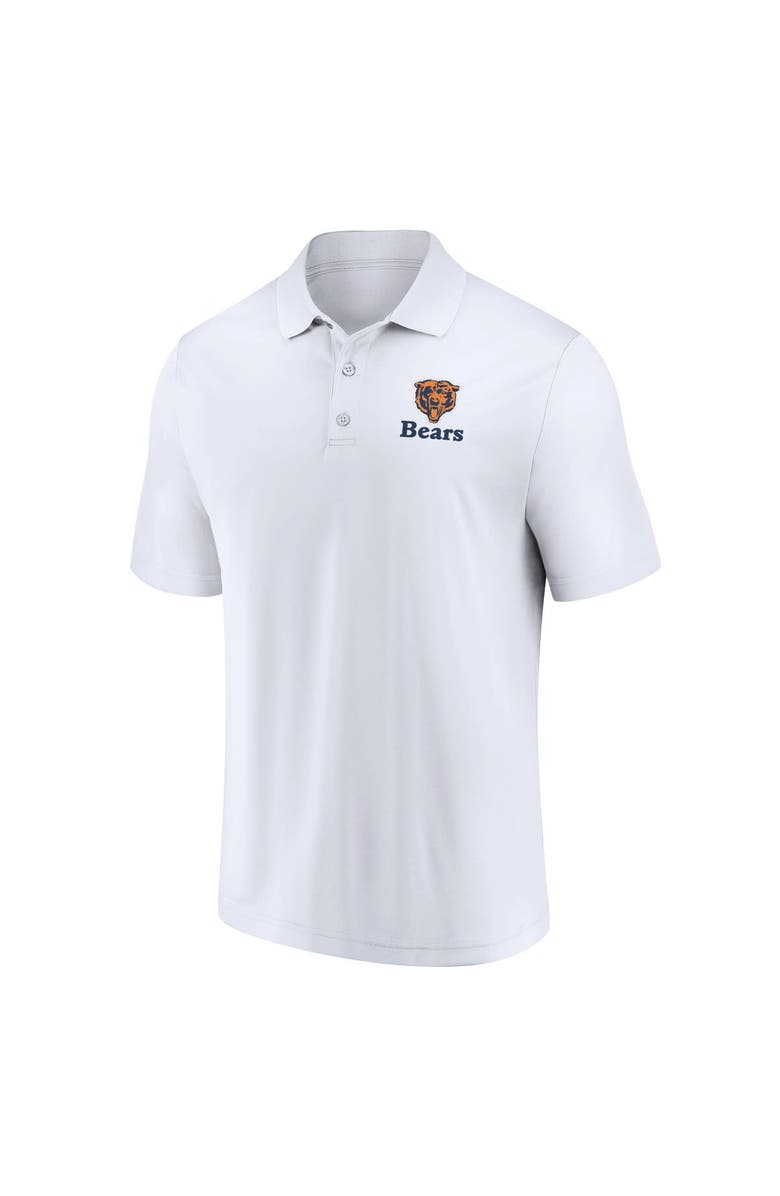 FANATICS Men's Fanatics Branded White/Navy Chicago Bears Throwback Two-Pack Polo Set, Alternate, color, White
