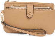 Nanette Lepore Faux Leather Wristlet with Card Case