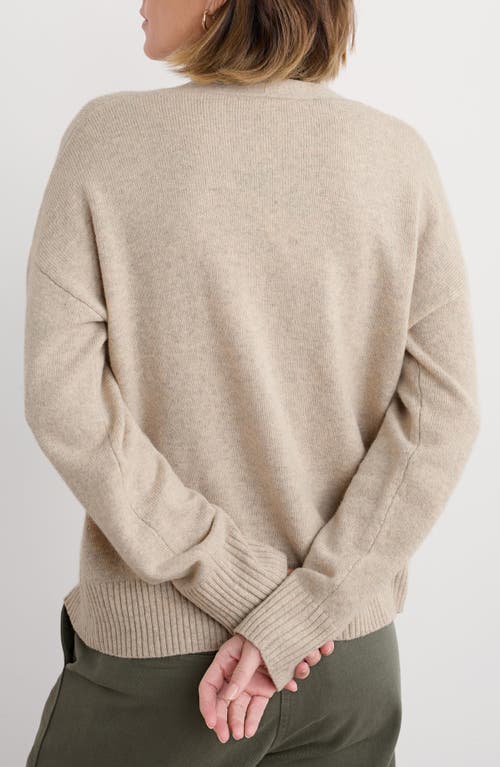 Seasalt Cornwall Senara Merino Wool Blend Cardigan In Neutral