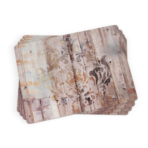 Frozen in Time Set of 4 Cork Back Placemats
