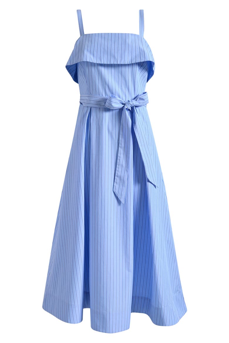 Stripe Sleeveless Dress, Alternate, color, BLUE/ MULTI