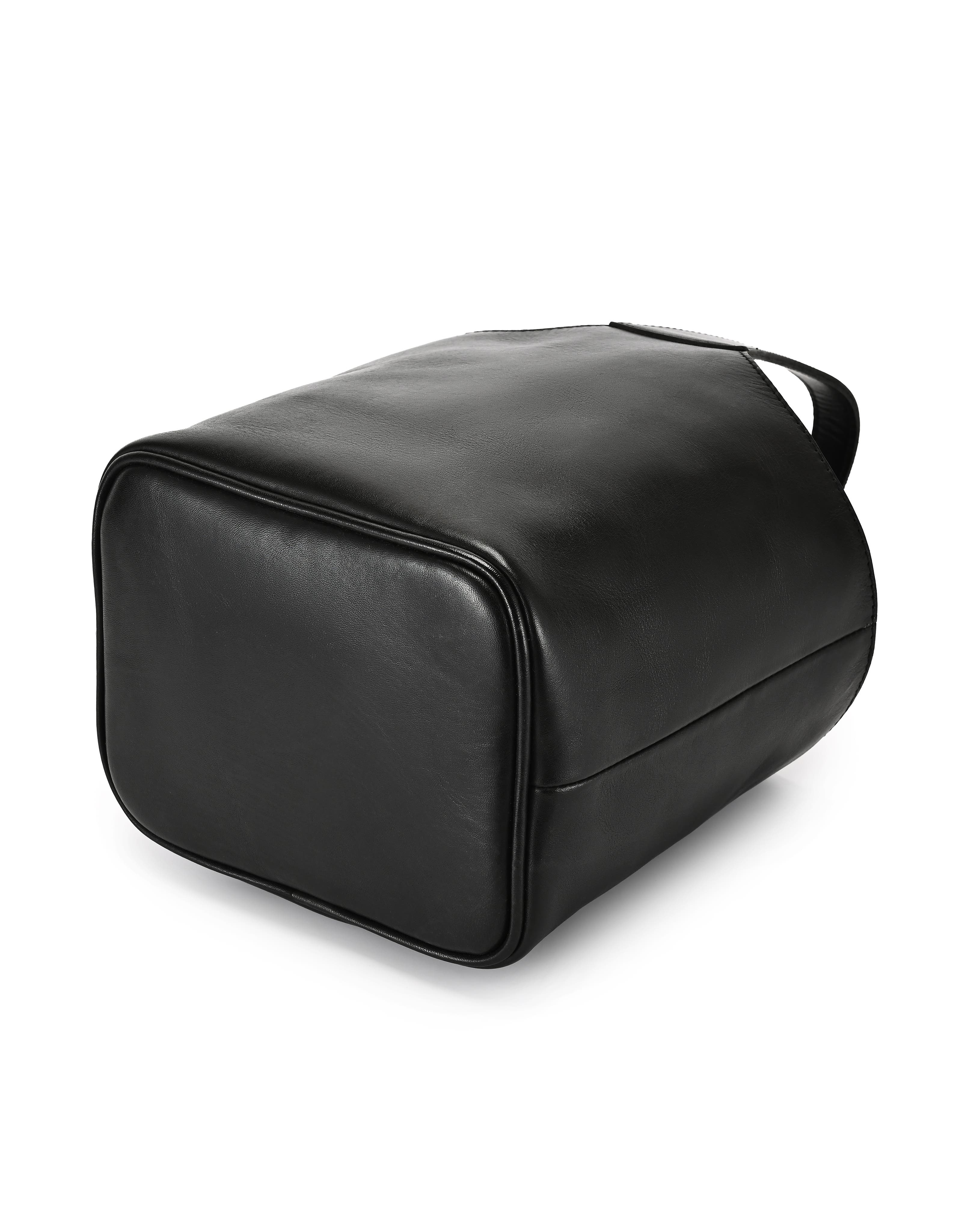 OLD TREND Napa Genuine Leather Relaxed Handcrafted Basket Bag, Alternate, color, Black