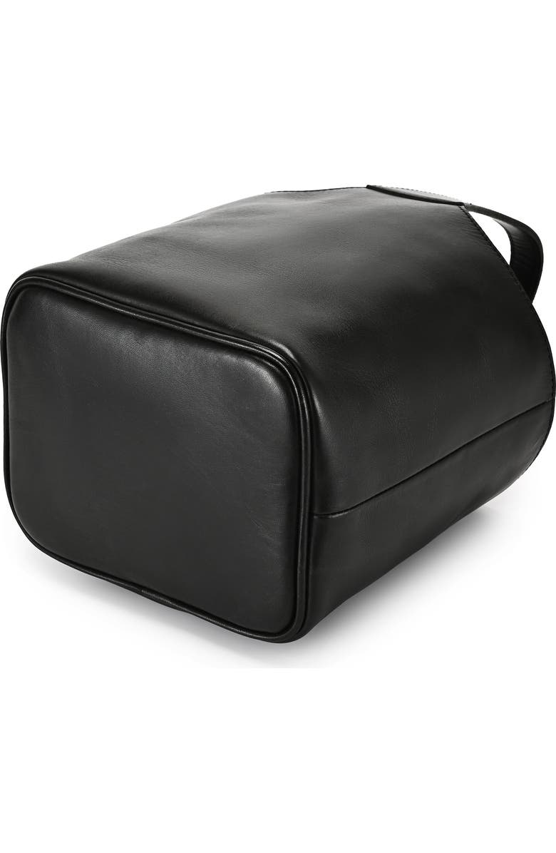 OLD TREND Napa Genuine Leather Relaxed Handcrafted Basket Bag, Alternate, color, Black