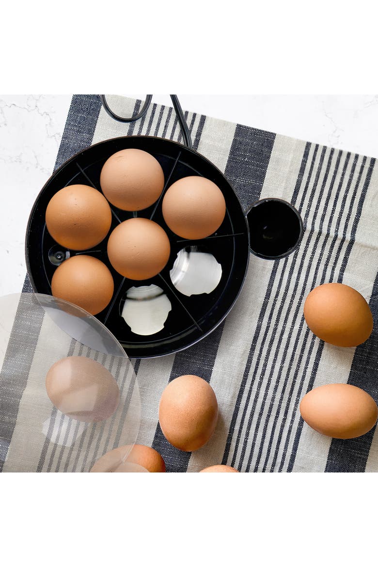 Countertop Electric Egg Cooker, Alternate, color, Black