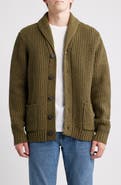 Schott NYC Donegal Tweed Wool Blend Cardigan