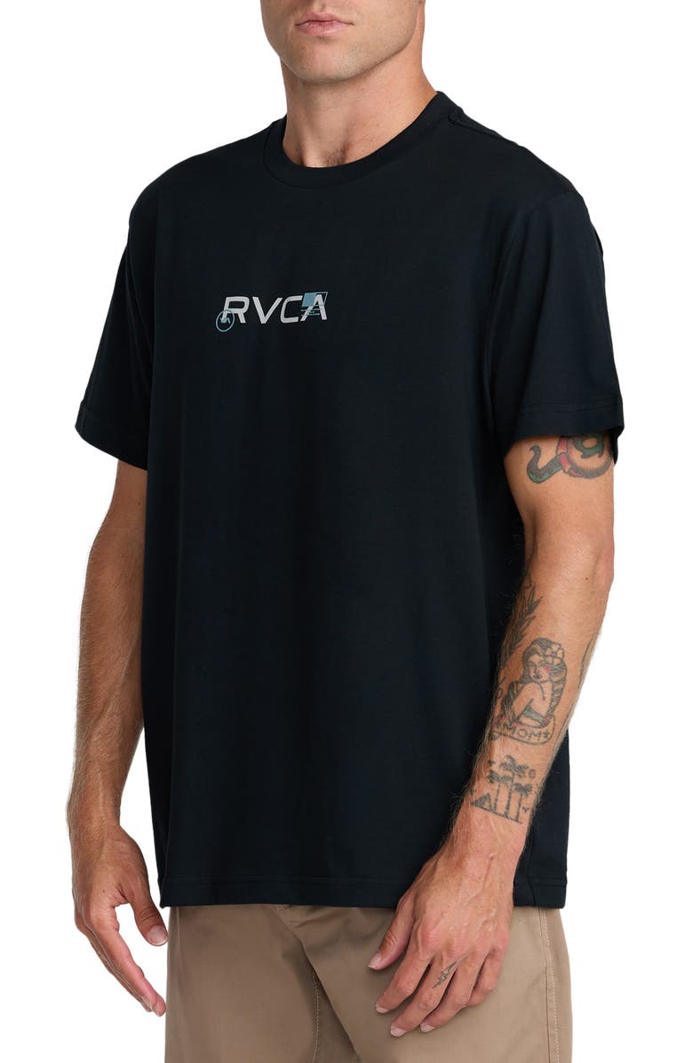 RVCA Small Icons Cotton Graphic T-Shirt, Alternate, color, Black