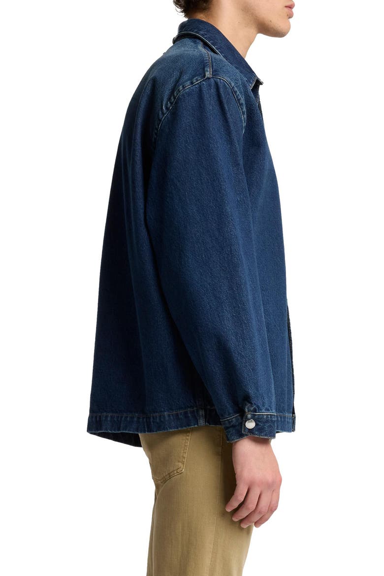 Denim Overshirt, Alternate, color, ENDURING