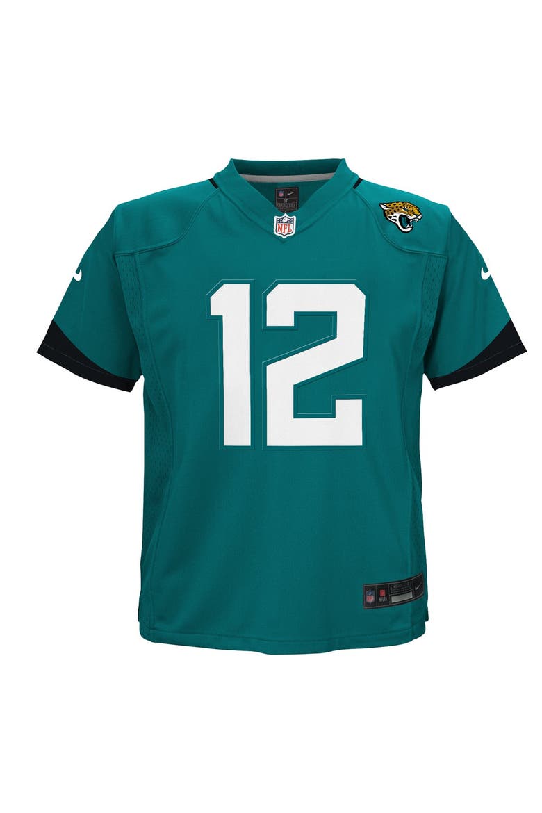 Preschool Nike Travis Hunter Teal Jacksonville Jaguars Team Game Jersey, Alternate, color, Teal