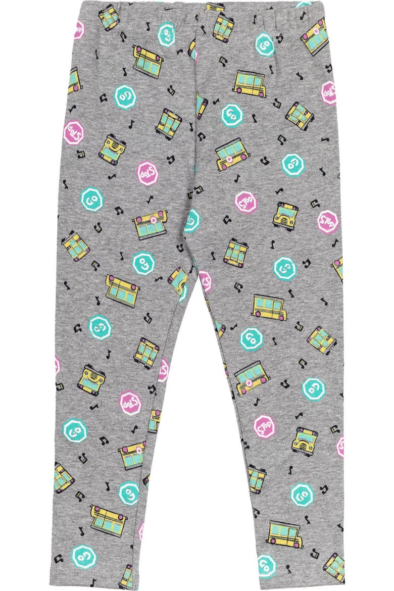 Glitter T-Shirt and Leggings Set, Alternate, color, JJ Yellow Grey