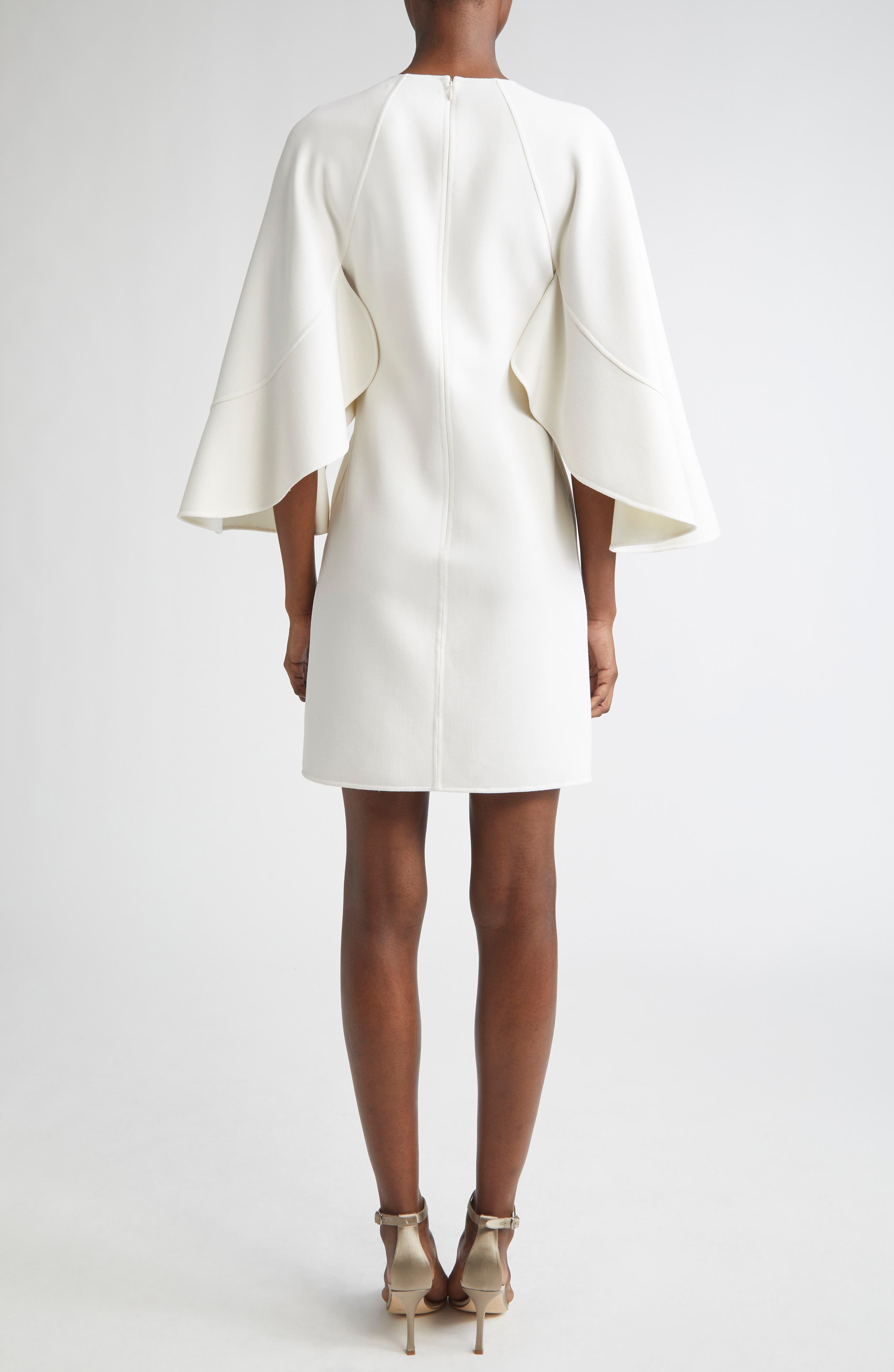 Cape Sleeve Shift Dress - image 2