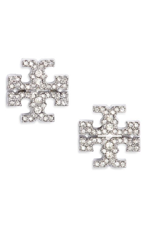 Kira Pavé Stud Earrings