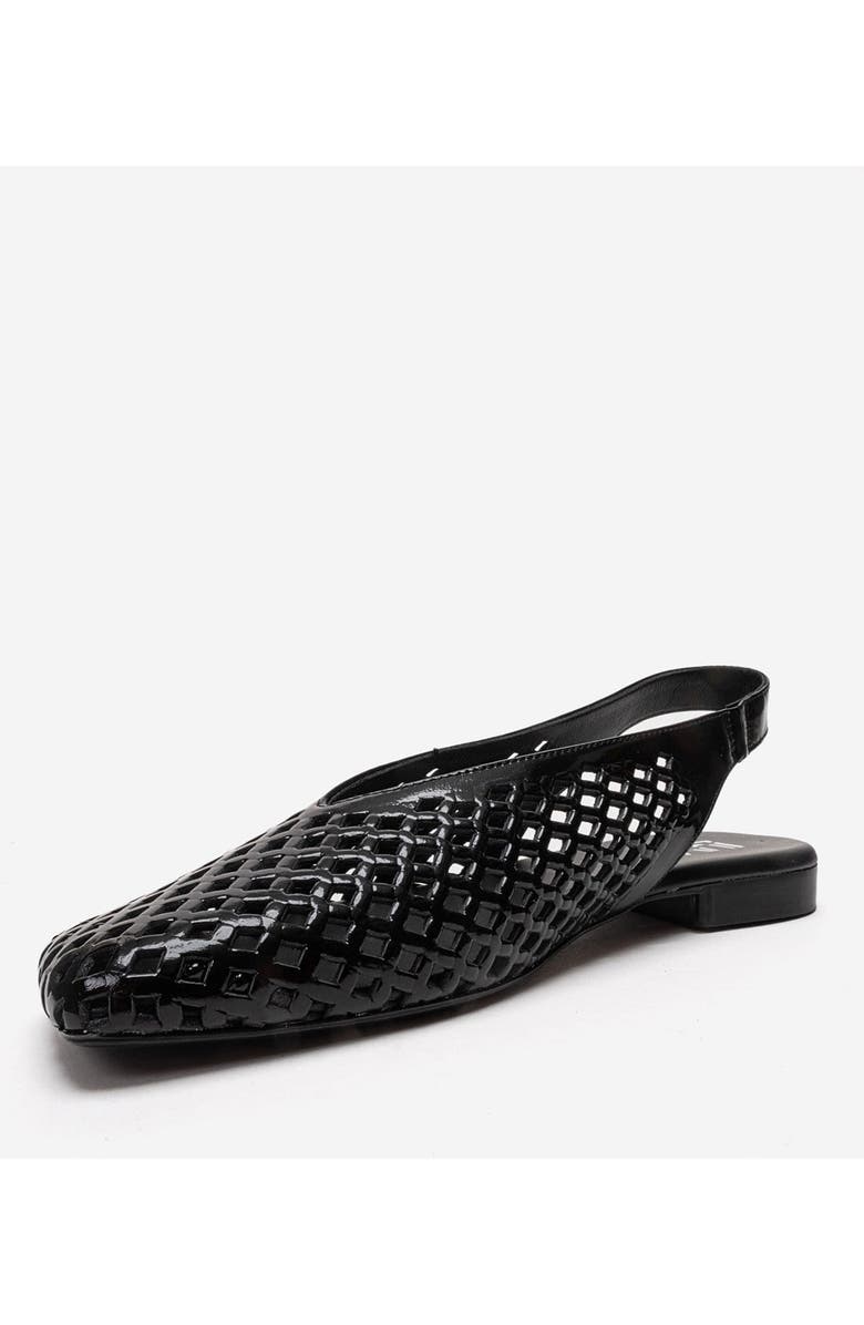 Forever & Always Shoes Delizia Leather Slingback Shoe, Alternate, color, Black