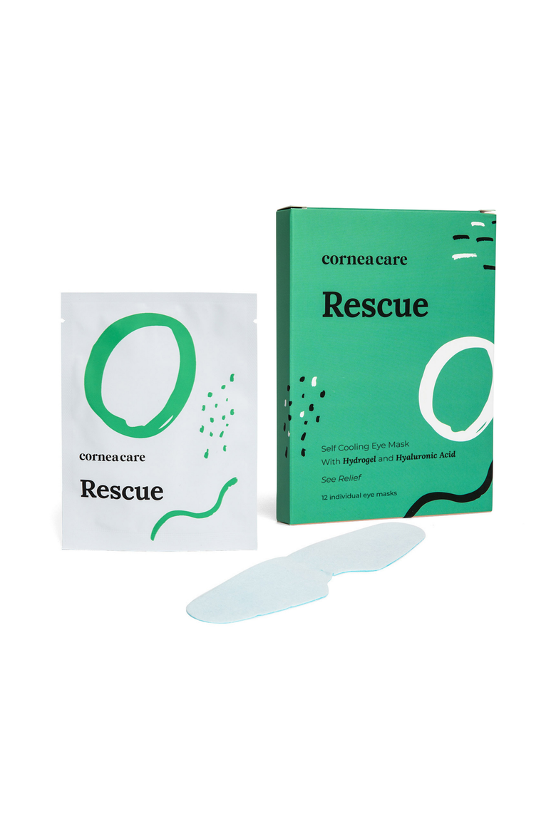 Rescue Self Cooling Hydrogel Compresses, Alternate, color, White