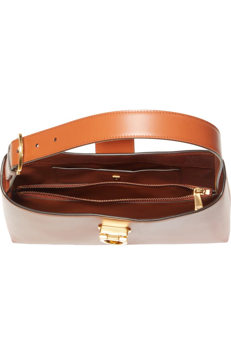 FERRAGAMO Trifolio Leather Shoulder Bag, Alternate, color,