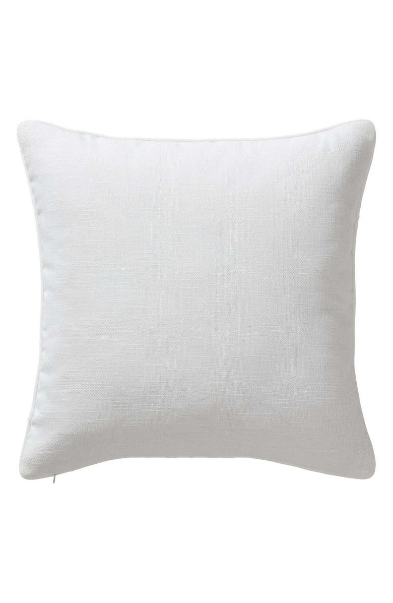 Tommy Bahama Golden Pineapple Embroidered Square Accent Pillow, Alternate, color, White/ Gold