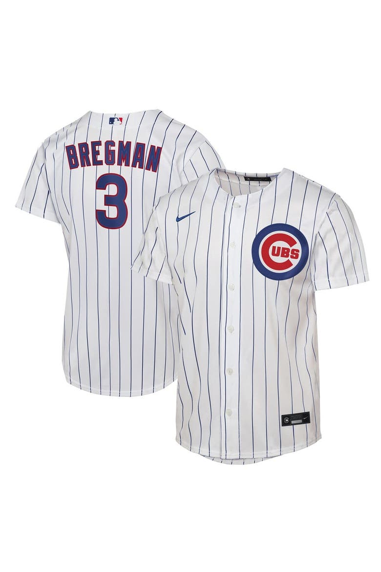 Youth Nike Alex Bregman White Chicago Cubs Home Replica Jersey, Main, color, White