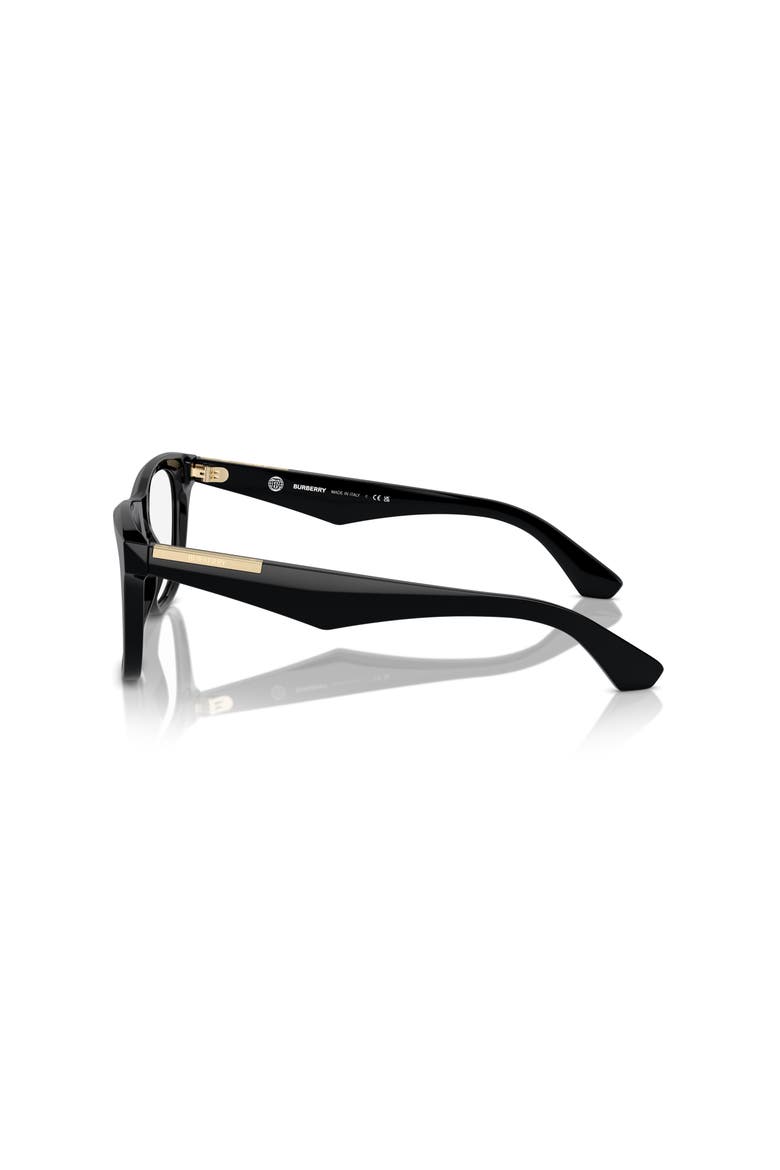 53mm Square optical glasses, Alternate, color, Black