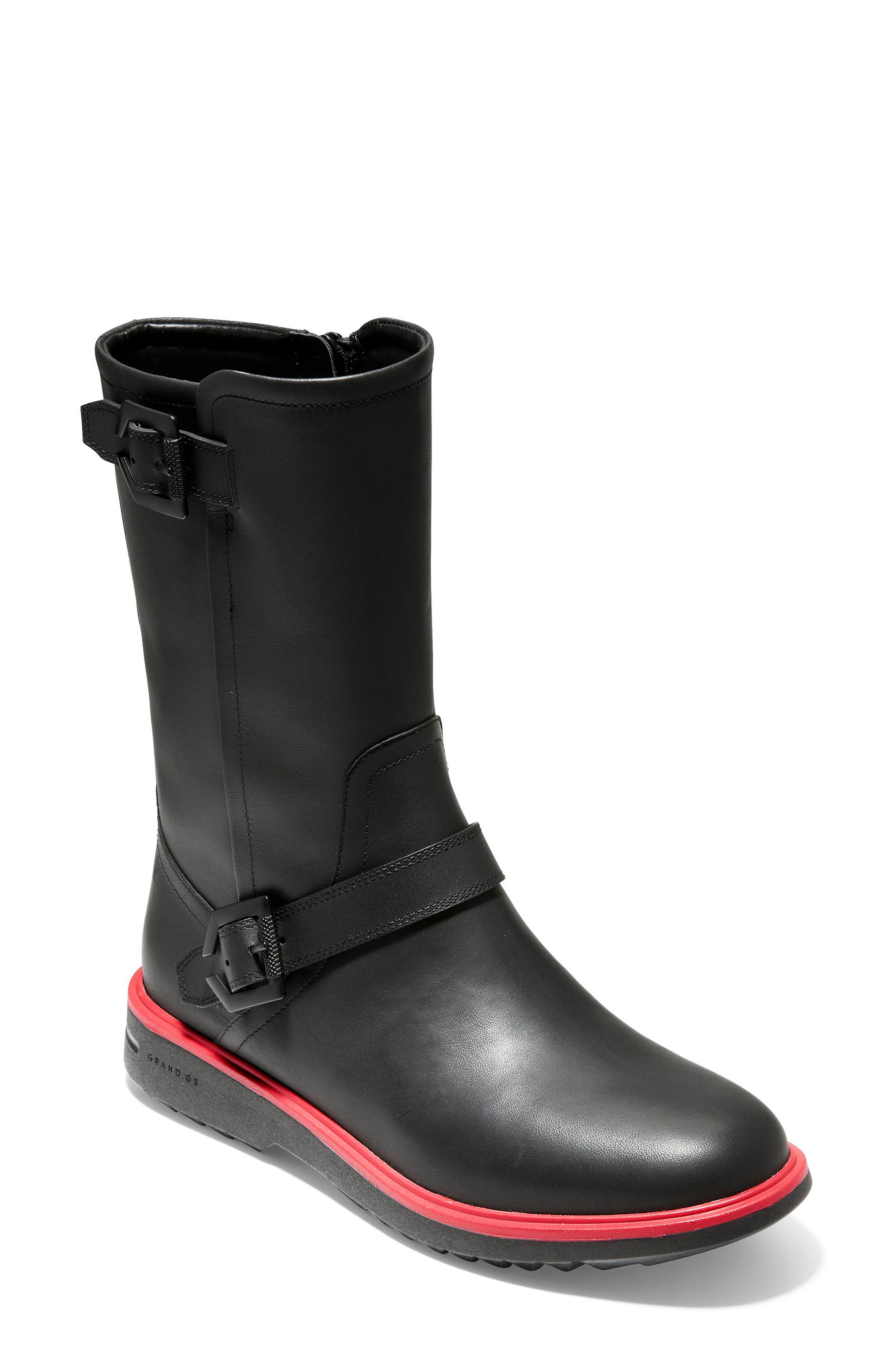 Cole Haan Millbridge Waterproof Moto Boot, Main, color, 