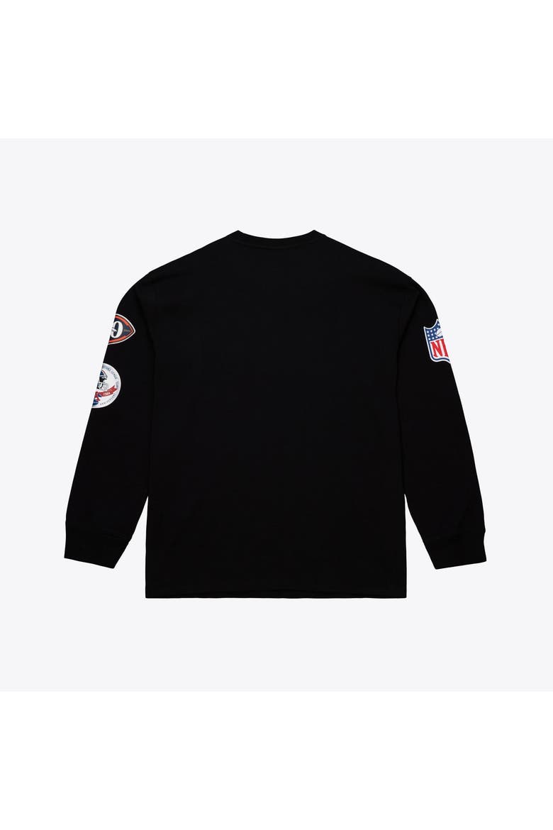 Men's Mitchell & Ness  Black Denver Broncos Big & Tall Training Camp Long Sleeve T-Shirt, Alternate, color, Black