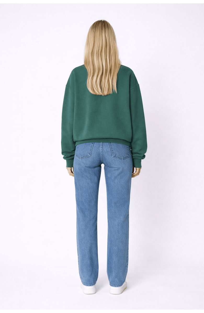 Lezat Sammie Cotton Sweatshirt, Alternate, color, Dark Grayeverything Will Be Ok