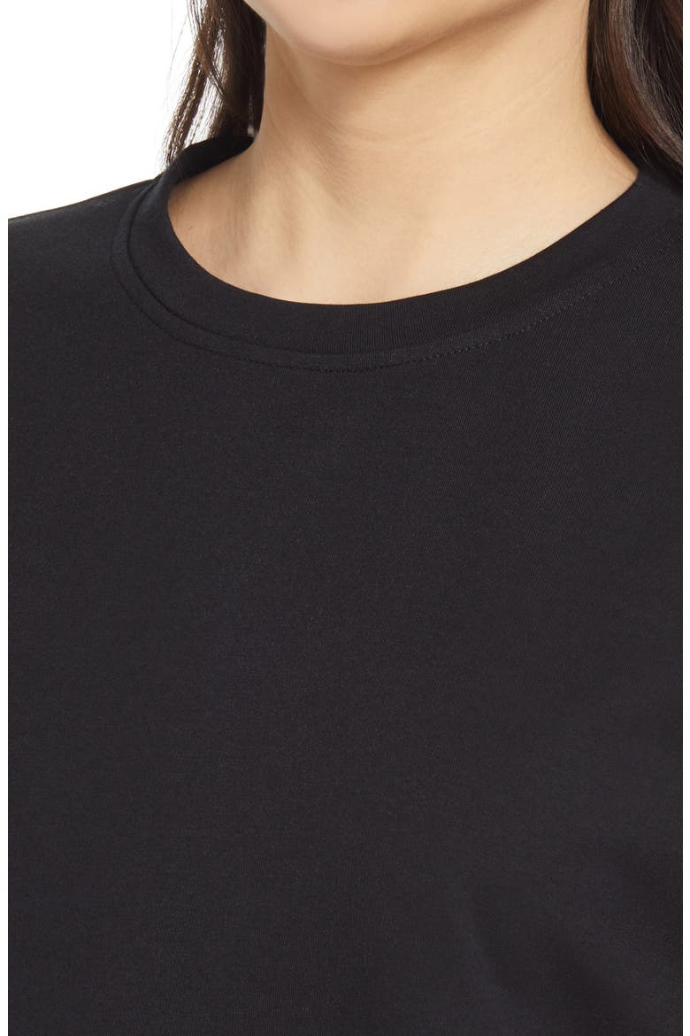 Women's Side Zip Sweatshirt, Alternate, color, BLACK