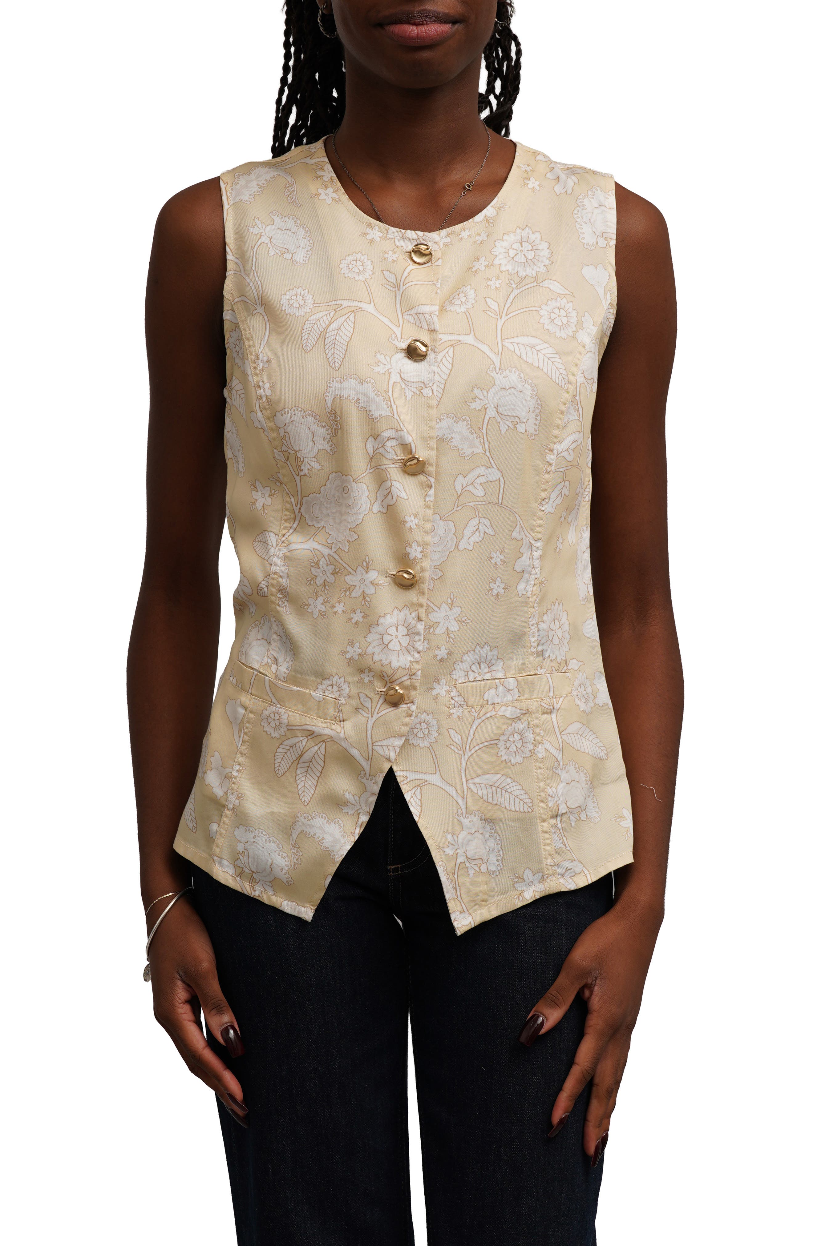 Print Tencel™ Lyocell Vest