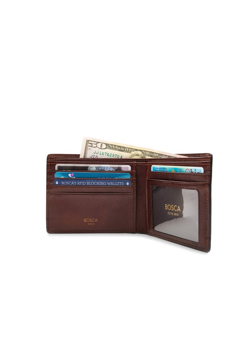 Dolce Executive Id Wallet, Alternate, color, Dark Brown