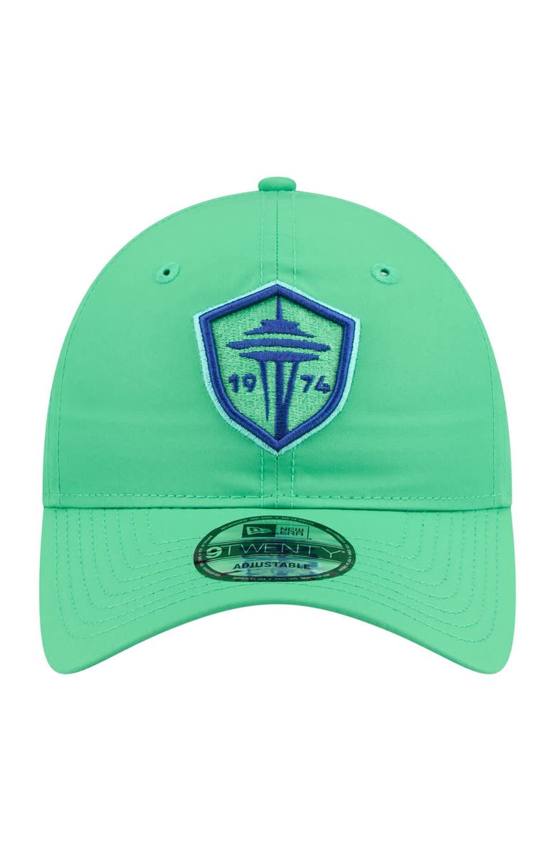 New Era Men's New Era Green Seattle Sounders FC 2026 Jersey Hook 9TWENTY Adjustable Hat, Alternate, color, Green