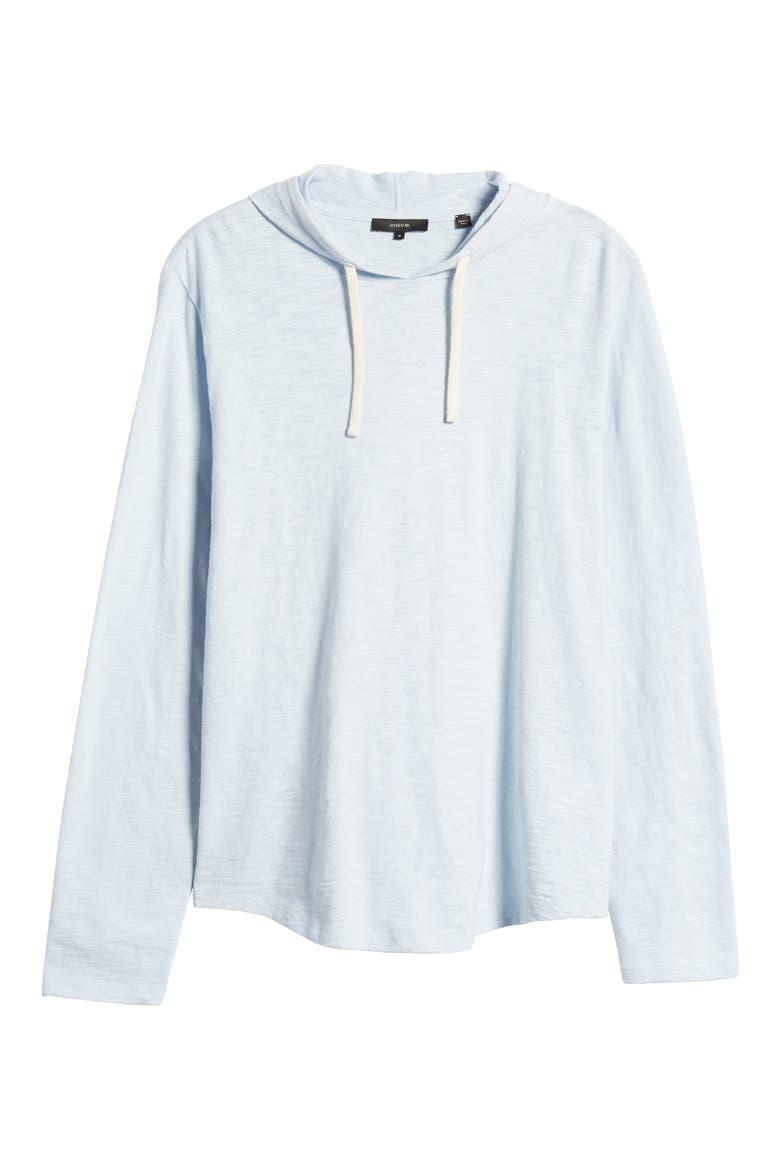 Regular Fit Slub Hoodie, Alternate, color, SHIRTING BLUE