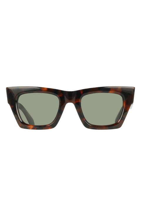 50mm Gradient Cat Eye Sunglasses