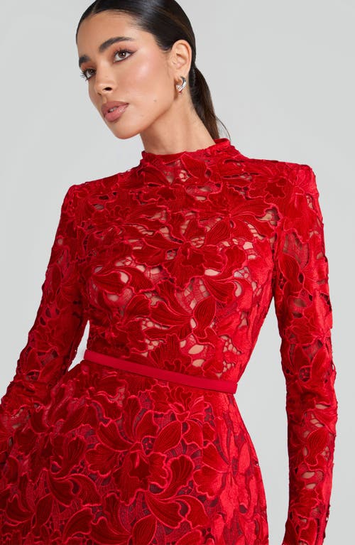 Nadine Merabi Lydia Mini Dress In Red